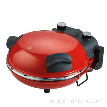 Pizza Maker 1200w Revestimento Automático Antiaderente de Fabricação Automática